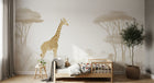 Design A0269 — Papier peint Safari Savane Aquarelle — Novomur