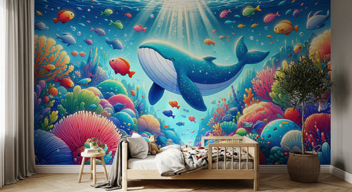 Design A0386 — Papier peint Océan Enfant — Novomur