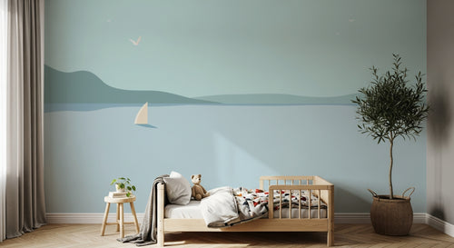 Design A0502 — Papier peint Paysage Plage et Mer — Novomur