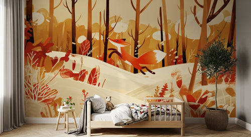 Design A0517 — Papier peint Animaux Forêt — Novomur
