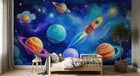 Design A0521 — Papier peint Espace Planètes Enfant — Novomur