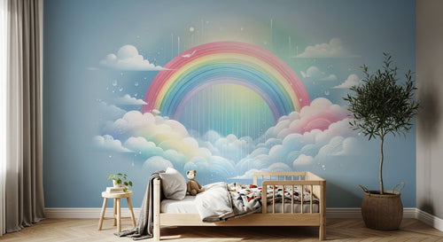 Design A0621 — Papier peint Arc en Ciel Bébé - Collection 1 — Novomur