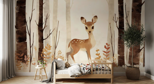 Design A0722 — Papier peint Animaux Forêt — Novomur