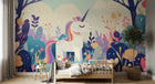 Design A0810 — Papier peint Licorne Enfant — Novomur