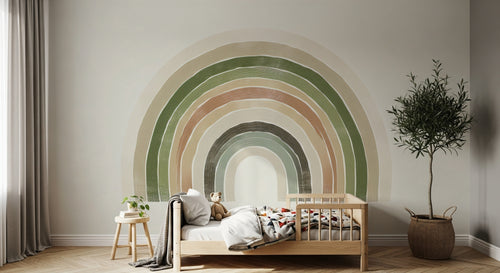 Design A0964 — Papier peint Arc en Ciel Bébé - Collection 1 — Novomur