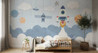 Design C0672 — Papier peint Espace Planètes Enfant — Novomur