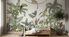 Design D0296 — Papier peint Jungle Enfant Tigre & Singes — Novomur