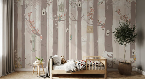 Design D0794 — Papier peint Animaux Forêt - Collection 2 — Novomur