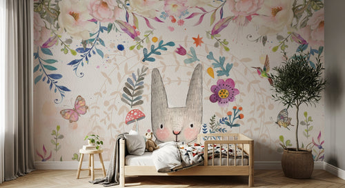 Design D0848 — Papier peint Animaux Forêt — Novomur