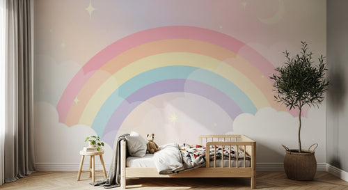 Design D0874 — Papier peint Arc en Ciel Bébé - Collection 1 — Novomur