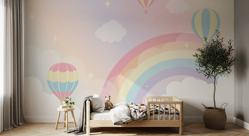 Design D0875 — Papier peint Arc en Ciel Bébé - Collection 1 — Novomur