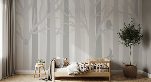 Design E0489 — Papier peint Animaux Forêt — Novomur