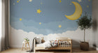 Design E0879 — Papier peint Ciel Nocturne Enfant - Collection 1 — Novomur