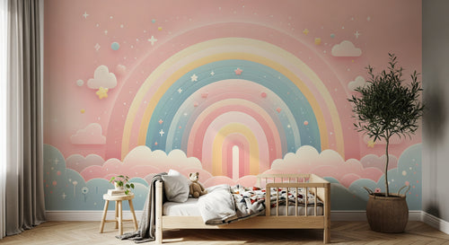 Design F0083 — Papier peint Arc en Ciel Bébé - Collection 2 — Novomur