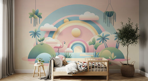 Design F0290 — Papier peint Arc en Ciel Bébé - Collection 2 — Novomur