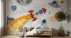 Design F0376 — Papier peint Espace Planètes Enfant — Novomur