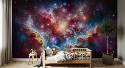 Design F0408 — Papier peint Galaxie Réaliste — Novomur
