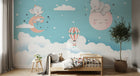 Design F0419 — Papier peint Safari Bébé Pastel — Novomur