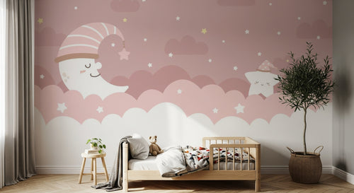 Design F0420 — Papier peint Ciel Nocturne Enfant - Collection 1 — Novomur