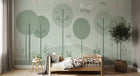 Design F0453 — Papier peint Animaux Forêt — Novomur