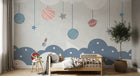 Design F0648 — Papier peint Espace Planètes Enfant — Novomur