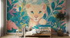 Design F0802 — Papier peint Safari Bébé Pastel — Novomur