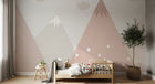 Design SL0147 — Papier peint Montagne Scandinave Enfant — Novomur