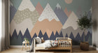 Design SL0429 — Papier peint Montagne Scandinave Enfant — Novomur