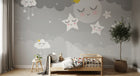 Design SL0517 — Papier peint Ciel Nocturne Enfant - Collection 1 — Novomur