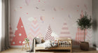 Design SL0554 — Papier peint Montagne Scandinave Enfant — Novomur
