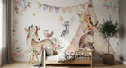 Design SL0817 — Papier peint Animaux Forêt - Collection 2 — Novomur