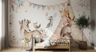 Design SL0817 — Papier peint Animaux Forêt - Collection 2 — Novomur