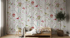 Design ZX0632 — Papier peint Animaux Forêt - Collection 2 — Novomur