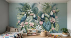 Design A0010 — Papier peint Palmier Tropical Vintage Sépia — Novomur