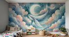 Design A0070 — Papier peint Ciel Nocturne Enfant - Collection 1 — Novomur