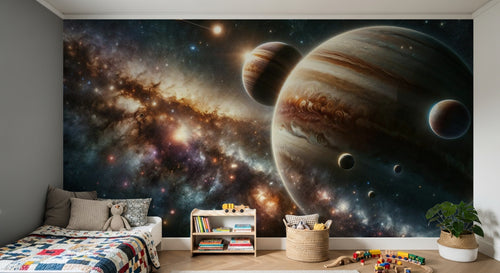 Design A0164 — Papier peint Galaxie Réaliste — Novomur