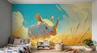 Design A0199 — Papier peint Safari Bébé Pastel — Novomur