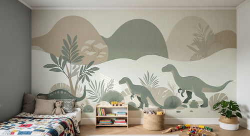 Design A0237 — Papier peint Dinosaures Enfant — Novomur