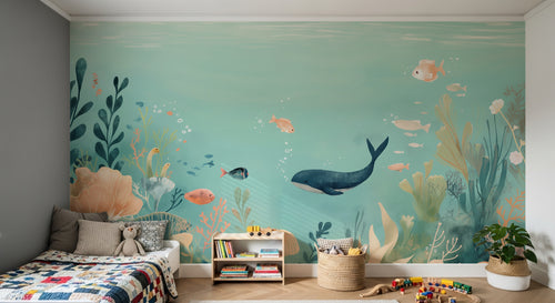 Design A0334 — Papier peint Océan Enfant — Novomur