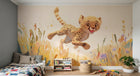 Papier peint Safari Bébé Pastel - Sur mesure - Design A0374
