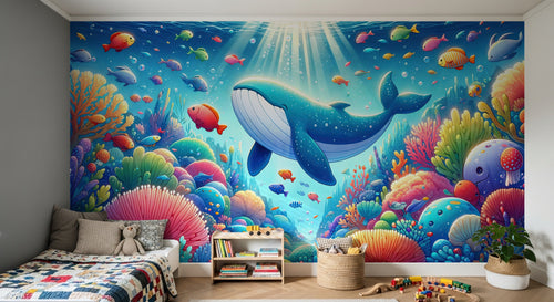 Design A0386 — Papier peint Océan Enfant — Novomur