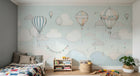 Design A0403 — Papier peint Montgolfières Enfant — Novomur