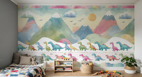 Design A0507 — Papier peint Dinosaures Enfant — Novomur
