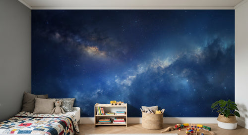 Design A0518 — Papier peint Galaxie Réaliste — Novomur