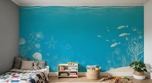 Design A0535 — Papier peint Océan Enfant — Novomur