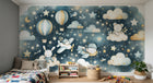 Design A0650 — Papier peint Ciel Nocturne Enfant - Collection 1 — Novomur