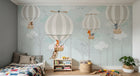 Design AS0688 — Papier peint Montgolfières Enfant — Novomur