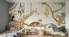 Design B023 — Papier peint Safari Jungle Animaux - Collection 2 — Novomur