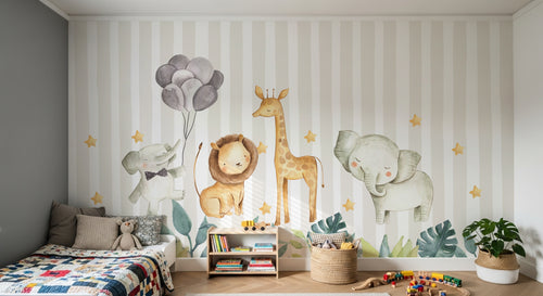 Design D0187 — Papier peint Safari Enfant — Novomur