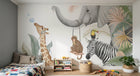 Design D0271 — Papier peint Safari Jungle Animaux - Collection 2 — Novomur